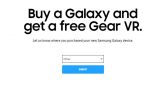 Buy Samsung phone and get Gear VR for free