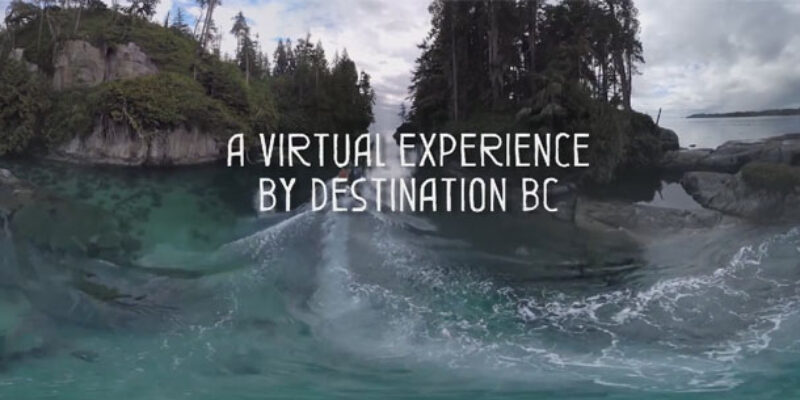 Virtual reality advertises travel destinations and hotels